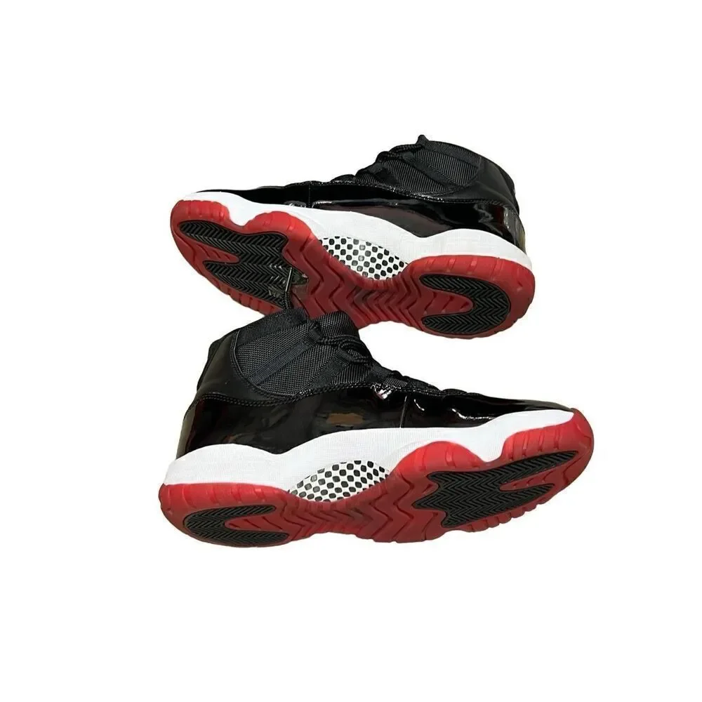 Jordan 11 OG Bred 2019 Black Red 378037-061 Size 9 Nike Air Jordan